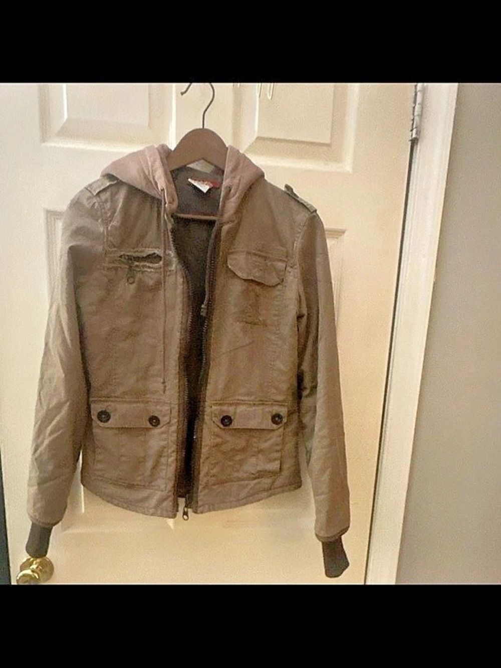 Billabong Aviation Utility Jacket Brown Size Medium